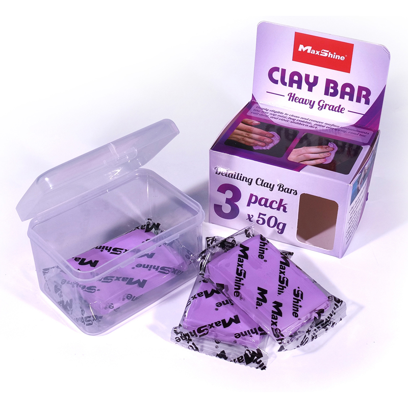 MaxShine Detailing Clay Bar -150g Heavy Grade (3pcs x 50g)
