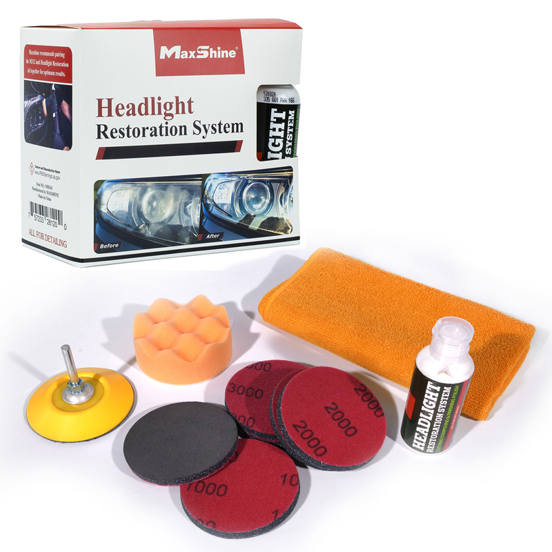 MaxShine Headlight Restoration Kit