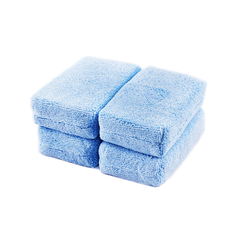MaxShine Microfiber Waxing/Sealant Applicator-Blue
