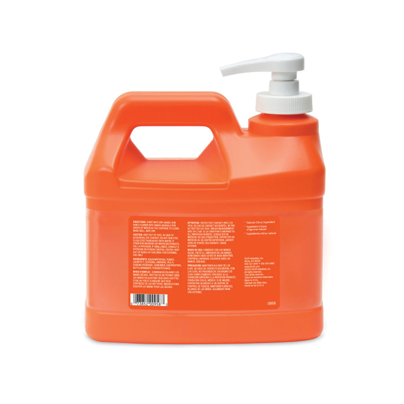 GOJO® Natural Orange Pumice Hand Cleaner 1/2 Gallon with Dispensing Pump