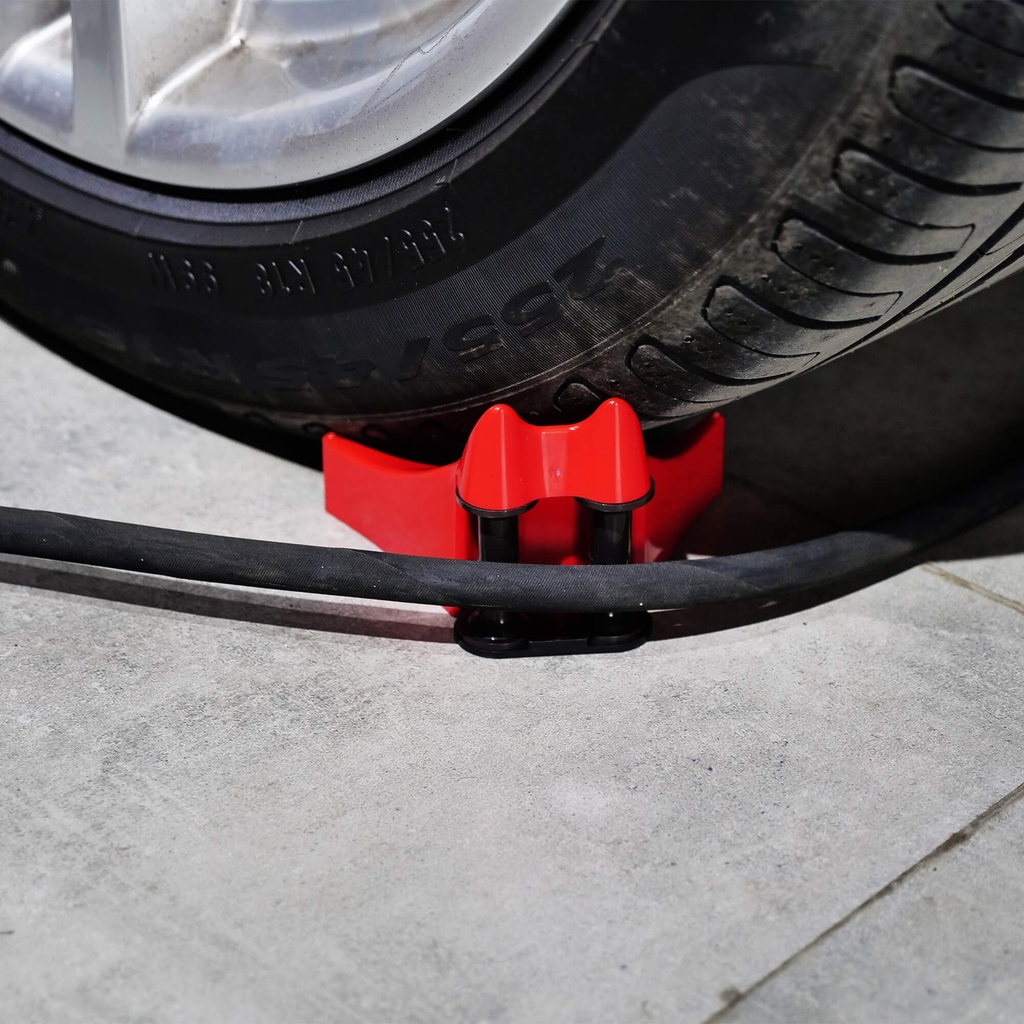 2pcs Ezy Wheel Hose Slide Rollers - Red