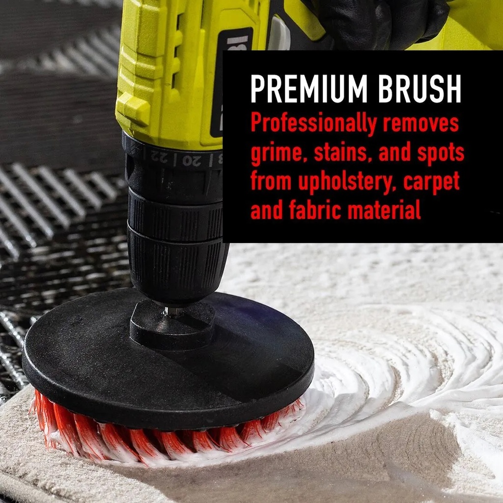 Drill Carpet Brush Combo - 2", 4", 5"