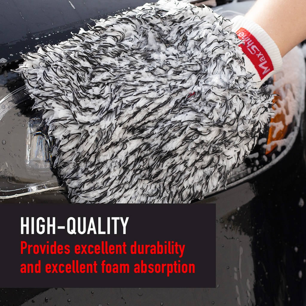 Microfiber Wash Mitt - Dual Coloured