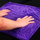 MaxShine Mini Purple Duo Twisted Drying Towel - 24" x 20" (1200GSM)