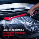 Soft Grip Tire & Wheel Cleaning Brush-Long Handle