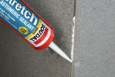 Soudastretch Acrylic Caulking - White 10.1oz