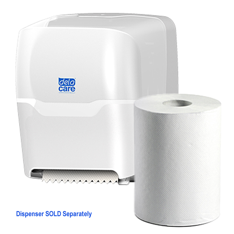 Dela Care AFH04 8"x500' Hardwound Roll Towel (6 Rolls/Case)