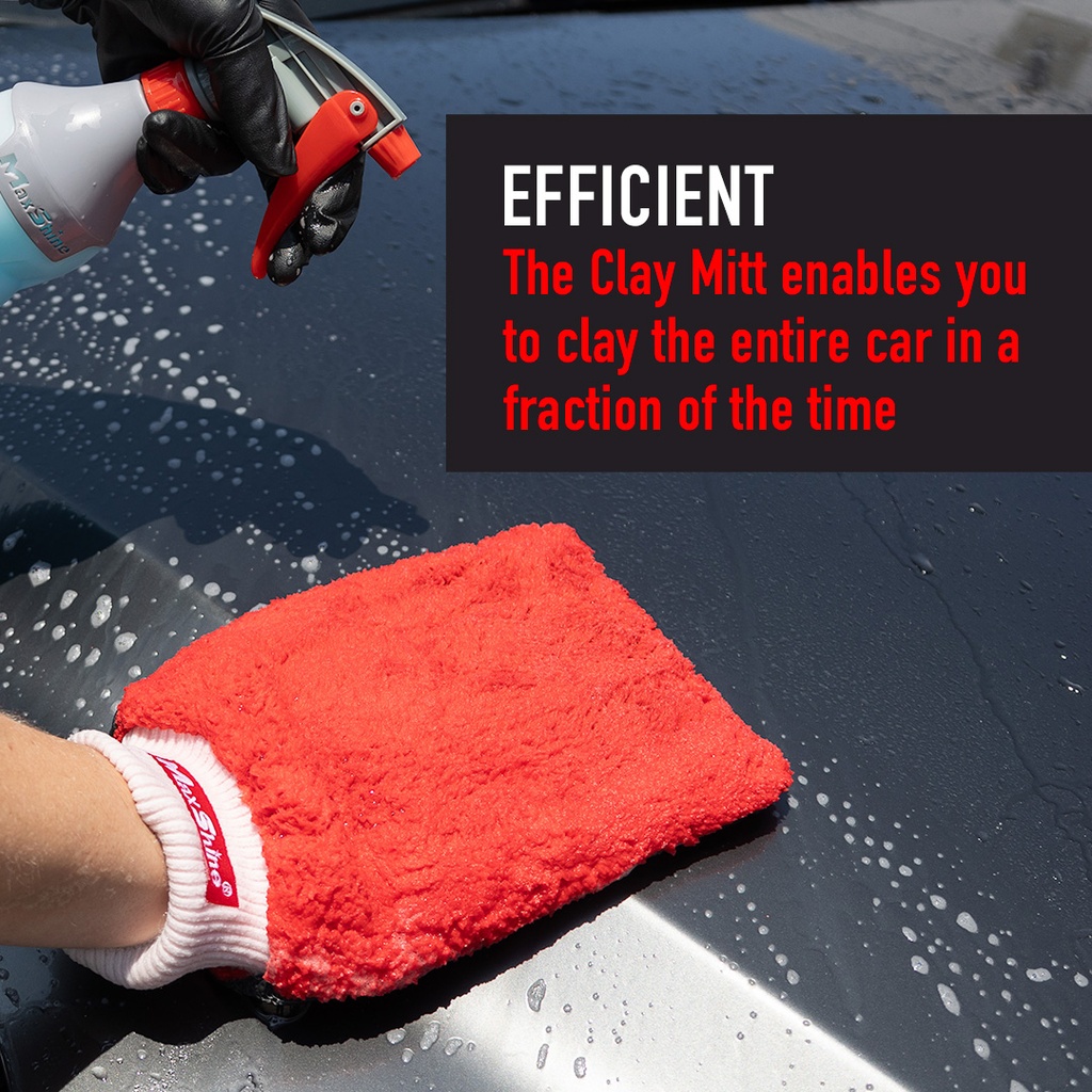 MaxShine Microfiber Clay Mitt - Fine Grade Clay
