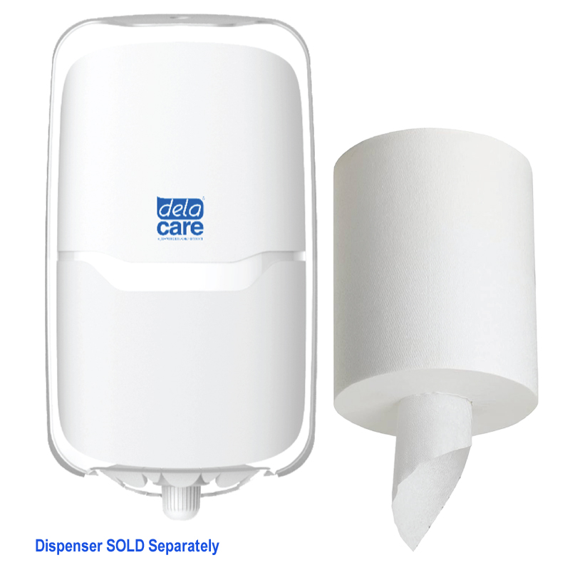 Dela Care AFH07 8"x500' Centre Pull Roll Towel (6 Rolls/Case)