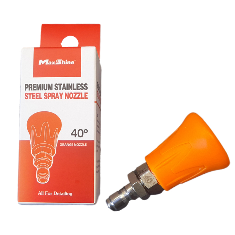 MaxShine Premium Stainless Steel 40° Spray Nozzle