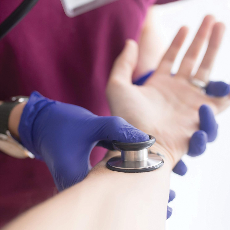 AMMEX® Indigo Nitrile Powder Free Exam Gloves (100/Box)