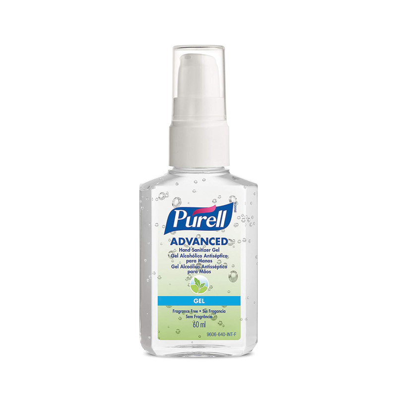 PURELL® Advanced Hand Sanitizer Gel 2 fl oz (60ml) Portable Pump Bottle