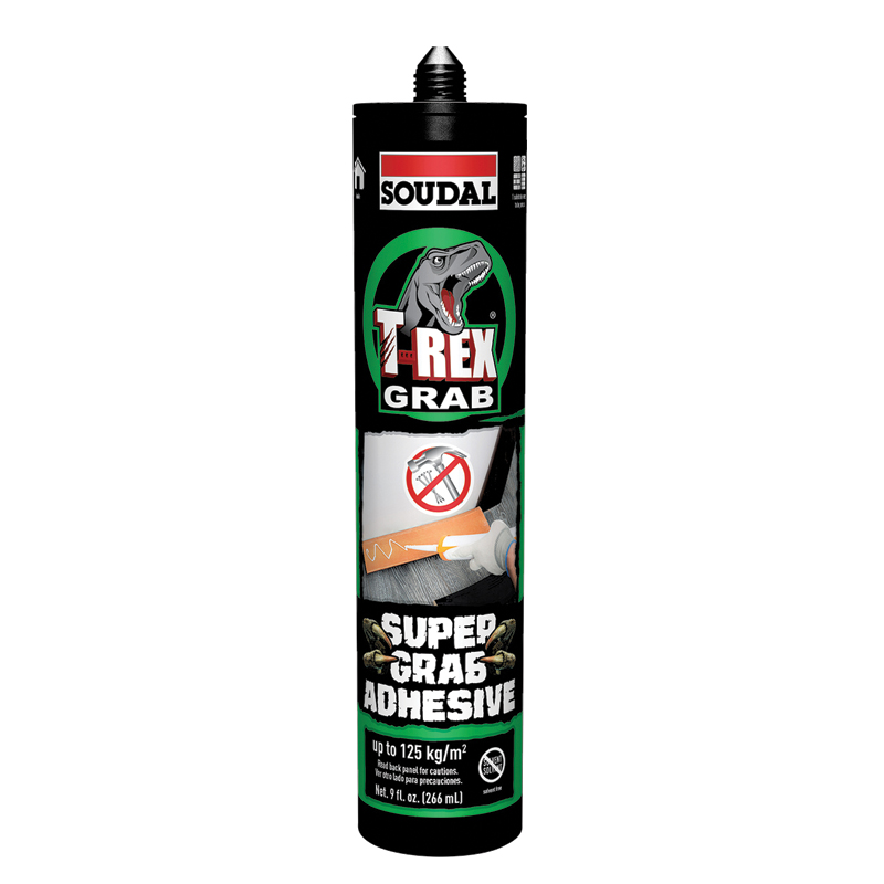 T-Rex Super Grab Adhesive - White 9oz