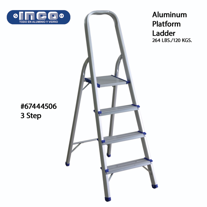 Inco Aluminum Platform Ladder - 264lb Rating