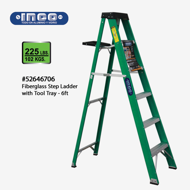 Inco Fiberglass Step Ladder