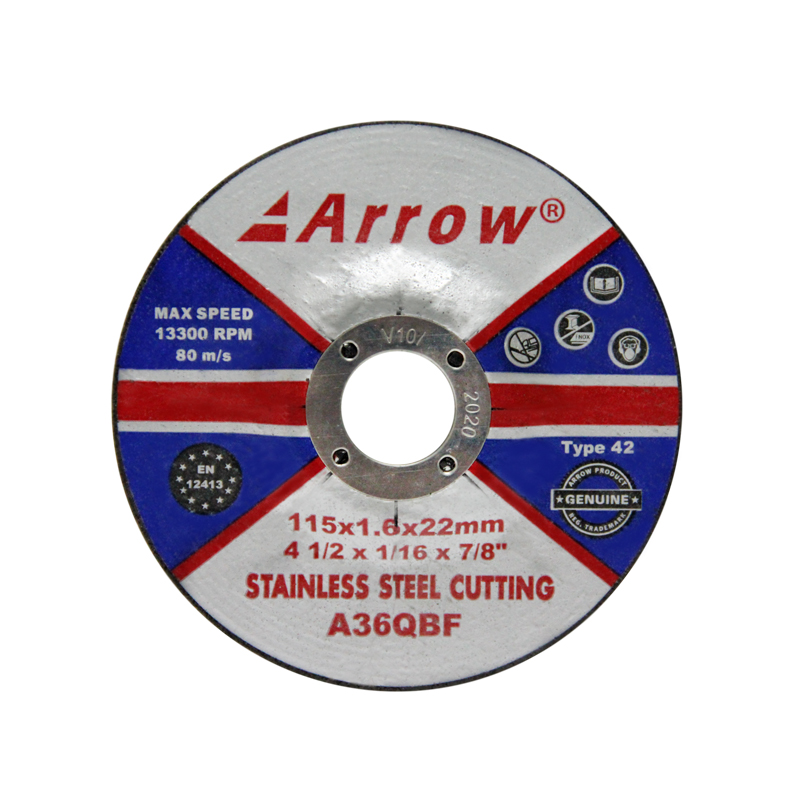 Arrow®(Dep. Cent.)Stainless Steel Cutting Disc