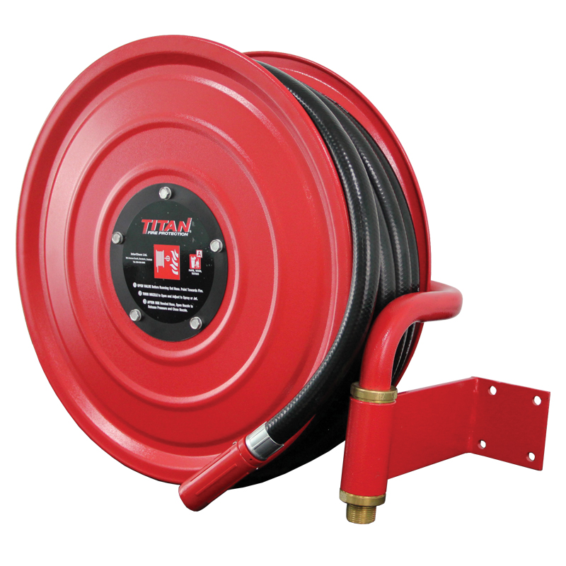 Fire Hose Reel - 1'' x 100ft Swing Type