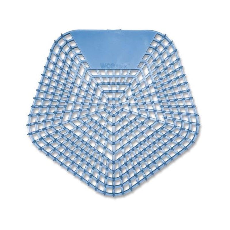 Boardwalk® Anti-Splash Urinal Screen, Clean Cotton Scent, Blue, 10/Box