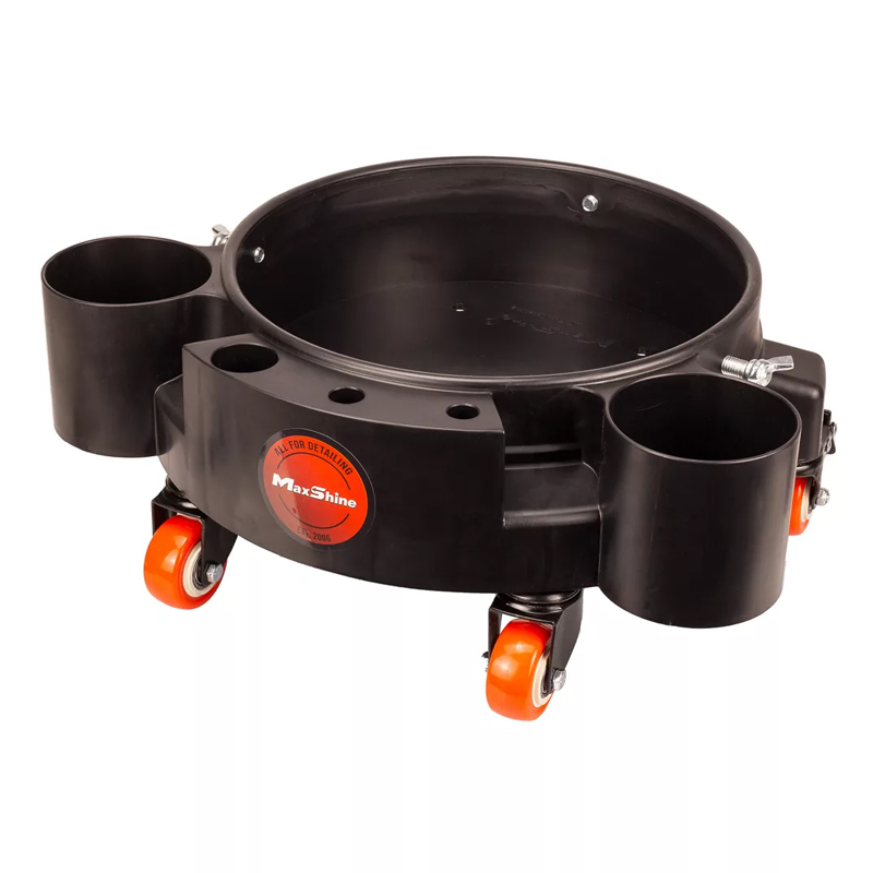 MaxShine Rolling Bucket Dolly w/Locking Wheels