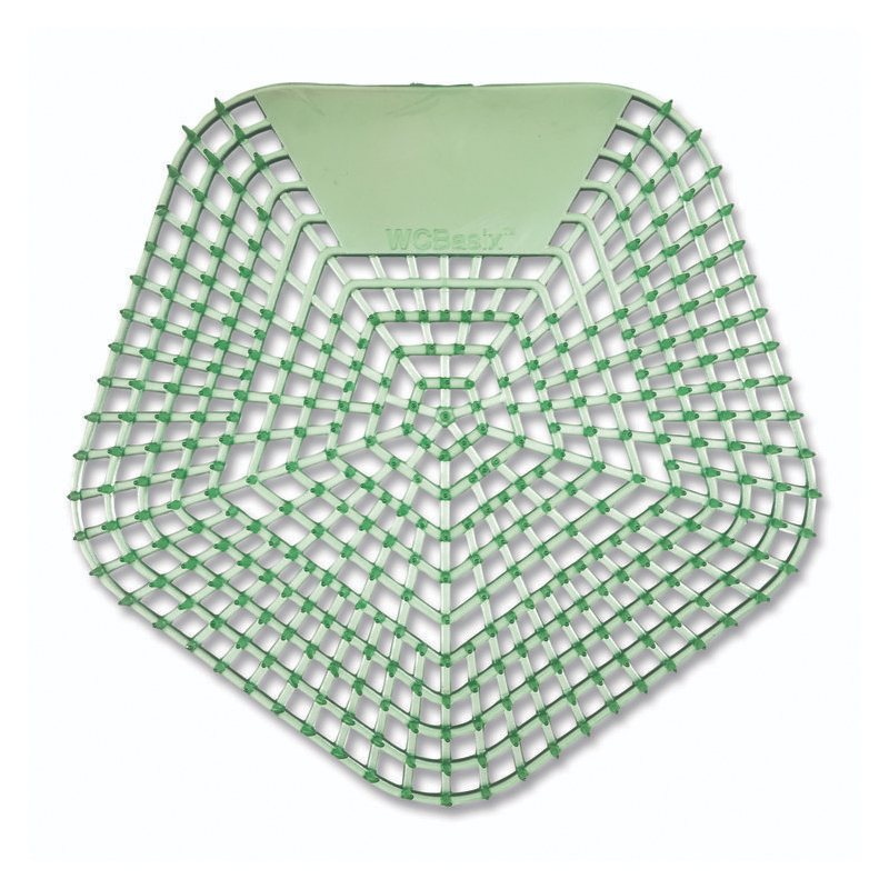 Boardwalk® Anti-Splash Urinal Screen - Cucumber Twist, Green, 10/Box