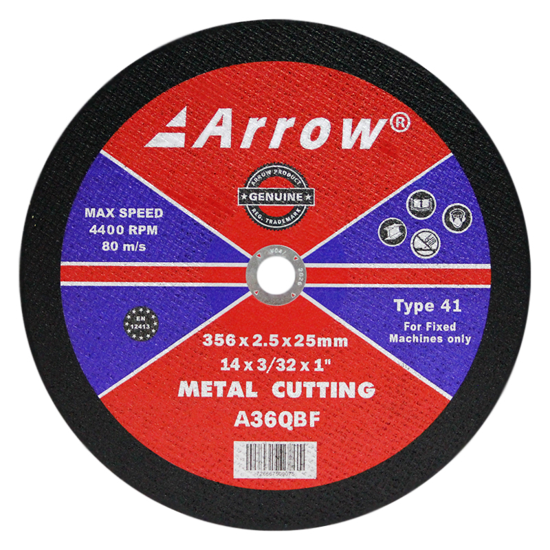 [A352525MTA2] Arrow® 14'' Metal Cutting Disc 3/32'' x 1'' (356mm x 2.5mm)