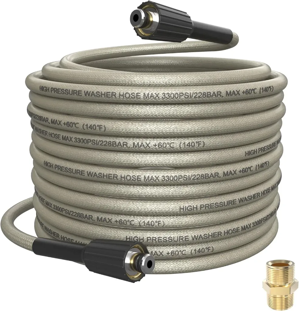 [TWIS050-NK] Pressure Washer Hose 3000 PSI 1/4" X 50' Non-Kink