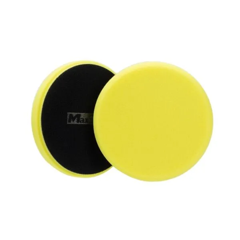 [2032140Y] MaxShine Yellow Flat Foam Polishing Pad 5"