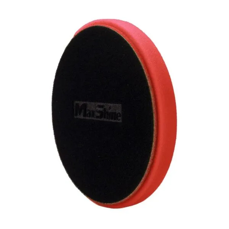 [2033165RW] MaxShine Red Flat Foam Finishing Pad 6"