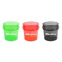 MaxShine Detailing Bucket -3.5Gal- Transparent