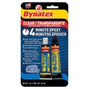 Dynatex 4 Minute Clear Epoxy - 2 x 1oz. Tubes