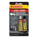 Dynatex 4 Minute Steel Epoxy - 2 x 1oz. Tubes