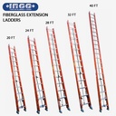 Inco Fiberglass Extension Ladder - 300lb Rating