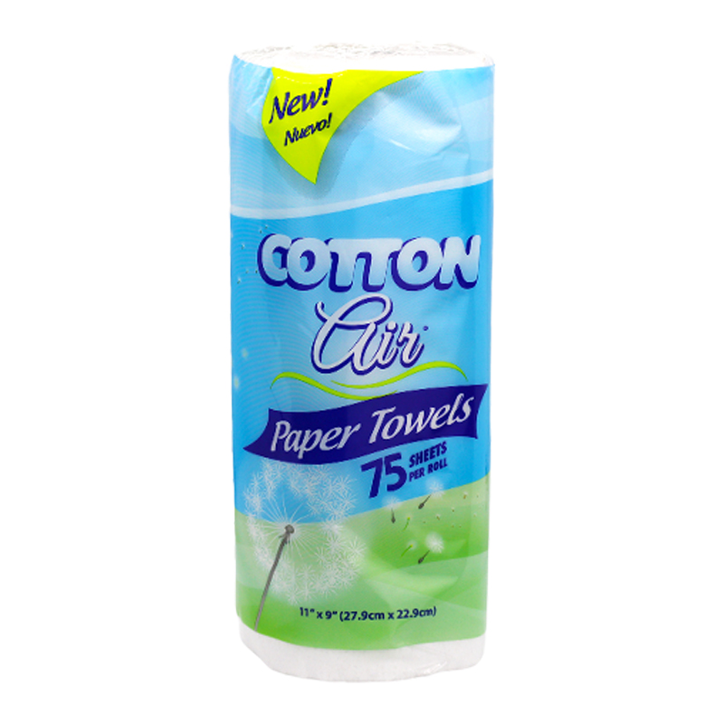 [92-005-01-0000-B] Cotton Air Paper Towels 2 Ply/75 Sheets/Roll - (30 Rolls/Bale)