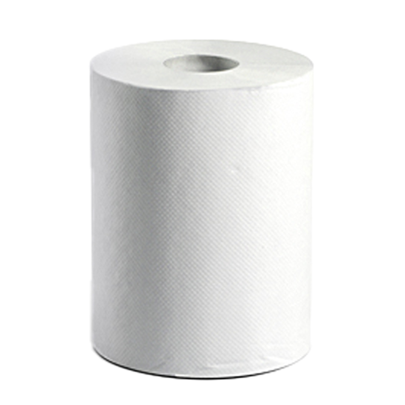 [94-011-08-0000-B] Dela Care AFH04 8"x 500' Hardwound Roll Towel (6 Rolls/Case)