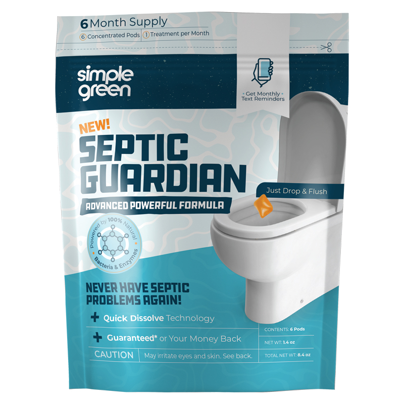[0710100603006-S] Simple Green Septic Guardian 6 Pods/Bag